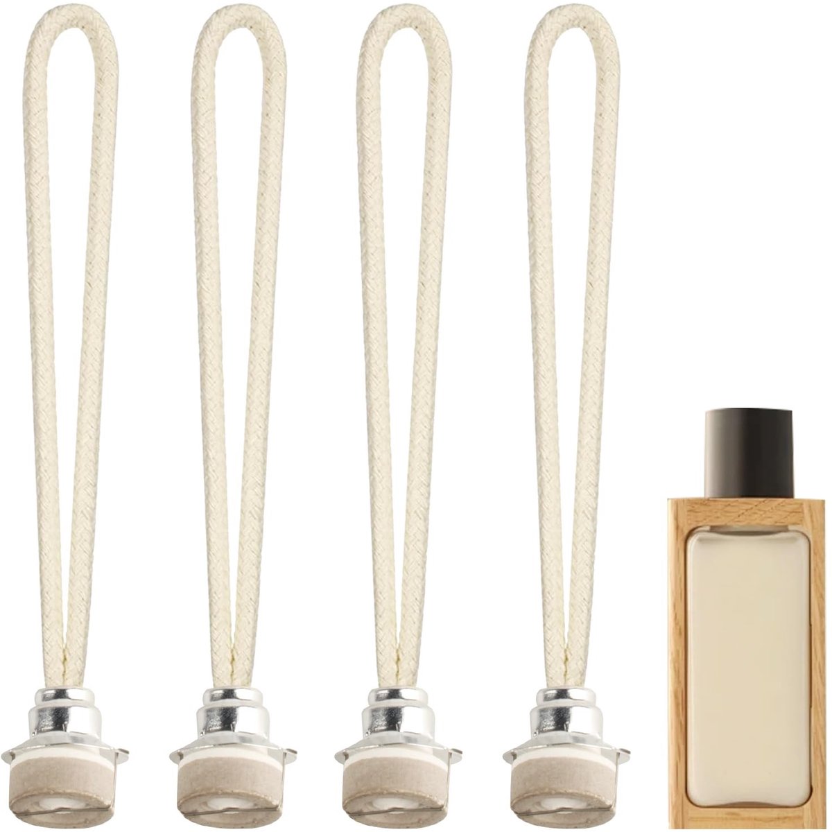 Dailygoods - Set van 4 lonten 18 mm voor herderslamp, olielamp