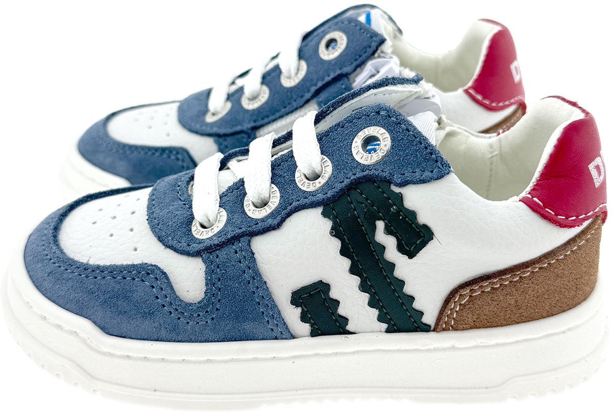 Develab 44431 sneaker blauw / combi, 23