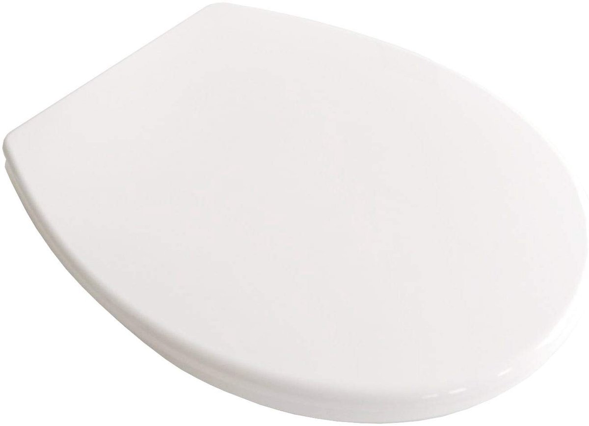 Dailygoods- WC-bril met automatische sluiting - Afneembaar - Verstelbare scharnieren - Eenvoudig te reinigen - Comfortabel - 1,3 kg - Toiletbril