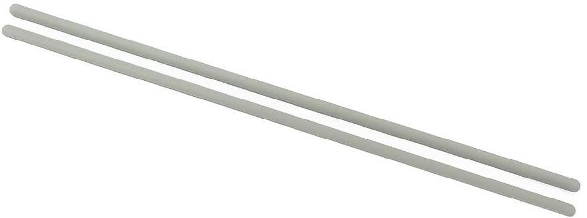 Dailygoods- Rubberen Voetstrip Vervanging - Compatibel met Dell XPS 15 9570/7590 - Precision 5530/5540 - Zilverkleurig - Afmetingen: 29,1 x 0,6 x 0,3/0,2 - Laptopvoetjes