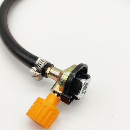 Adapter Ventielconnector - Tank Opblaasaccessoire - Outdoor Activiteiten - Veilig Lekbestendig Ontwerp - 50 cm Lengte - Metaal — afbeelding 2