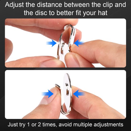 Allecto - Golfbalmarkeringshoedclips - Magnetische Balmarkering - Sterk en Betrouwbaar - Zilver - Golfaccessoires voor Petten en Handschoenen - 6 S... van Allecto — afbeelding 3