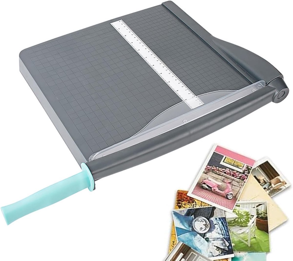 Papier Snijder - Fotocutter Compact - Scrapbooking Hobby - Moeiteloze Precisie - 35x33.5x3cm - Zwart