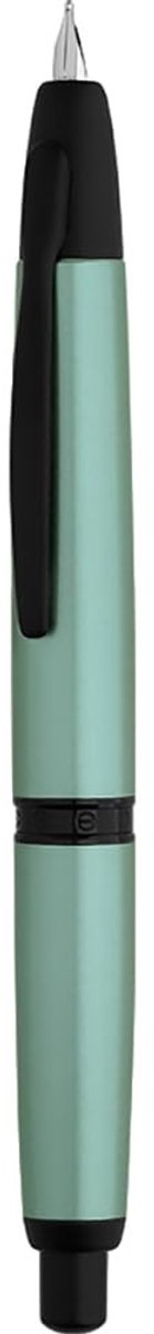 Dailygoods - Majohn A1 Press vulpen met doos, intrekbare vulpen van groen metaal met schrijfconverter (clipversie)