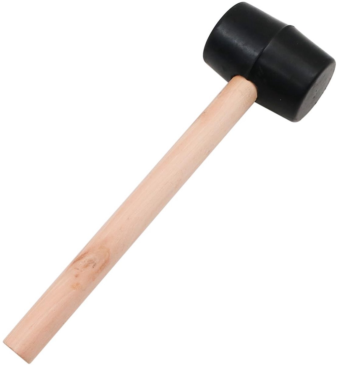 Dailygoods- Kokosnootopener 3-delige set - Rubber hamer met houten
