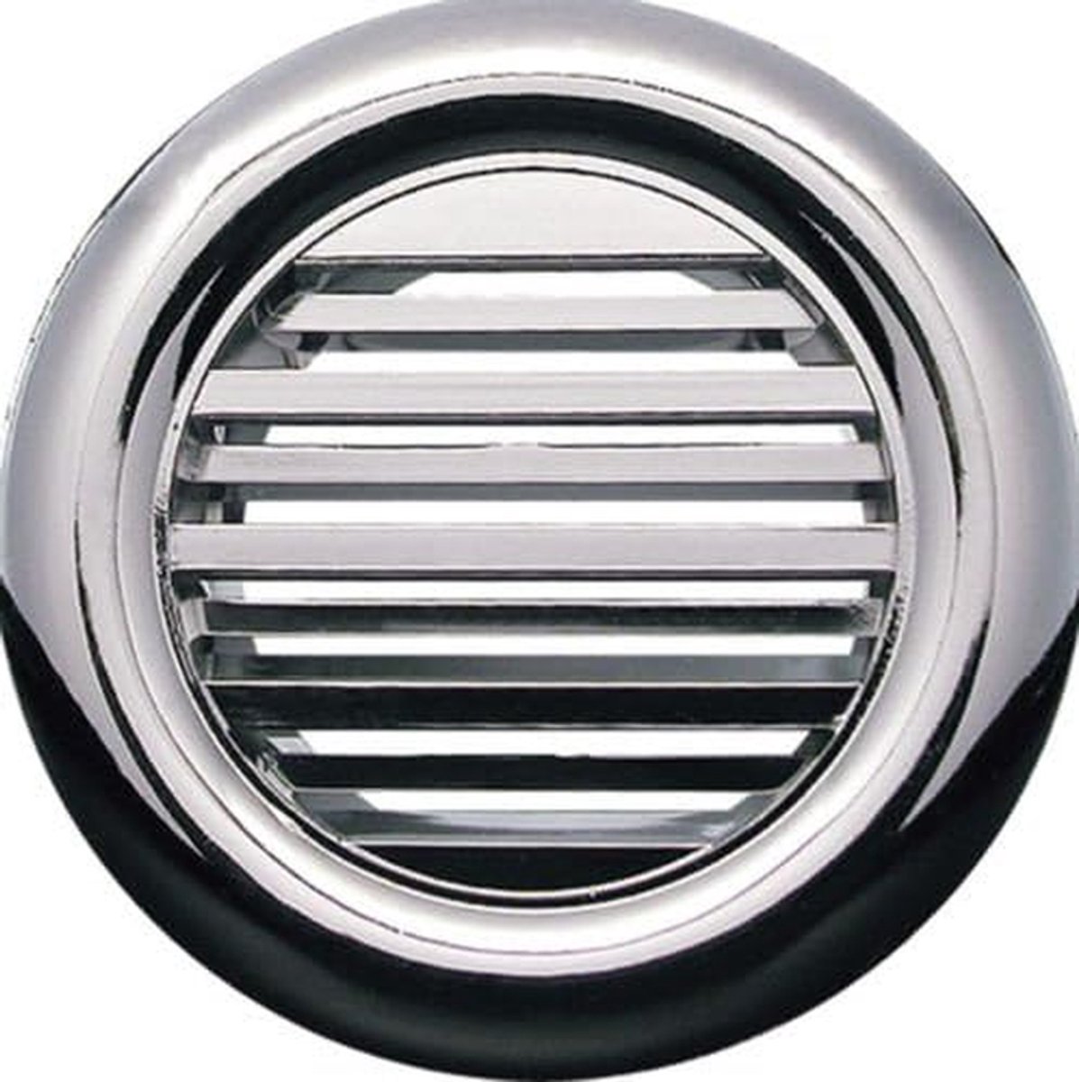 Ventilatierooster Rond - Lucht Roosters - Ventilatie Verbeteren - Met Insectennet - Ø 40 mm - Chroom