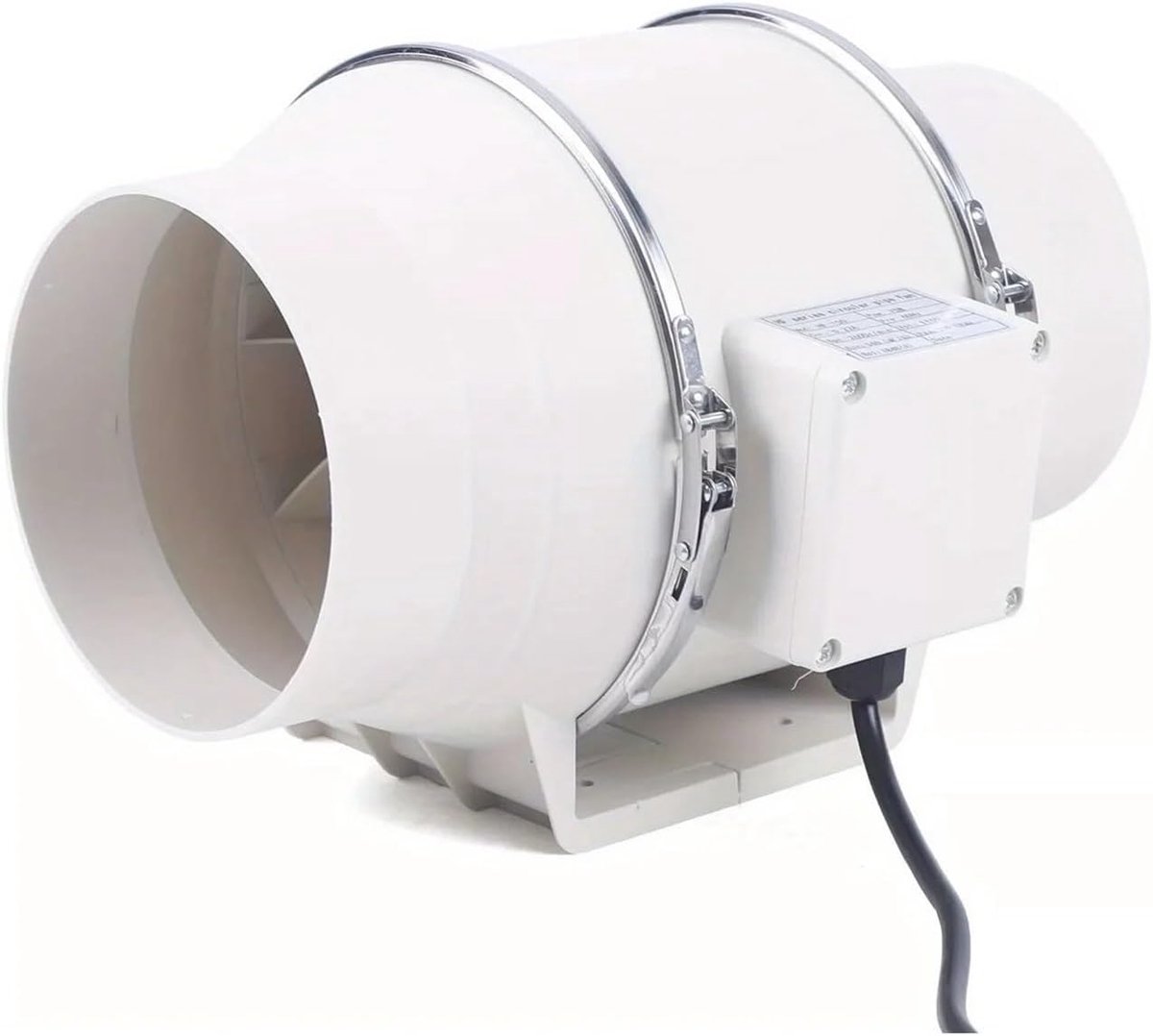 Afzuigventilator Kanaal - Inline Ventilator - Ruimte Ventileren - Stille Werking - 5 inch