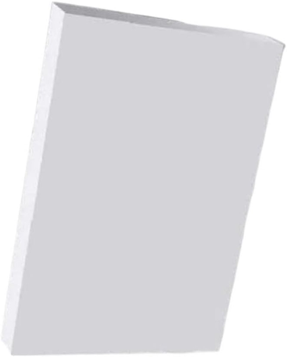 Waaier Sproeikop - Nylon Plaat - Hogedruk Reinigen - Hoge Mechanische Sterkte - 10x100x100mm - Wit