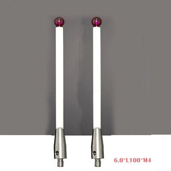 Dailygoods- Stylus Pen - 2 Stuks - Keramische Stylus - 100mm Lengte - Lichtgewicht - Slijtvast - Hoge Kwaliteit - Meetsonde — afbeelding 2