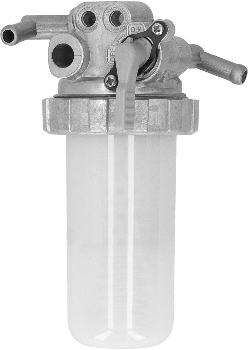 Dailygoods- Voorfilter met Kijkglas - Waterafscheider - Brandstofscheider - Leidingfilter 8mm - Geschikt voor D1105/V3307 Motor - Eenvoudige Installatie - Brandstoffilter