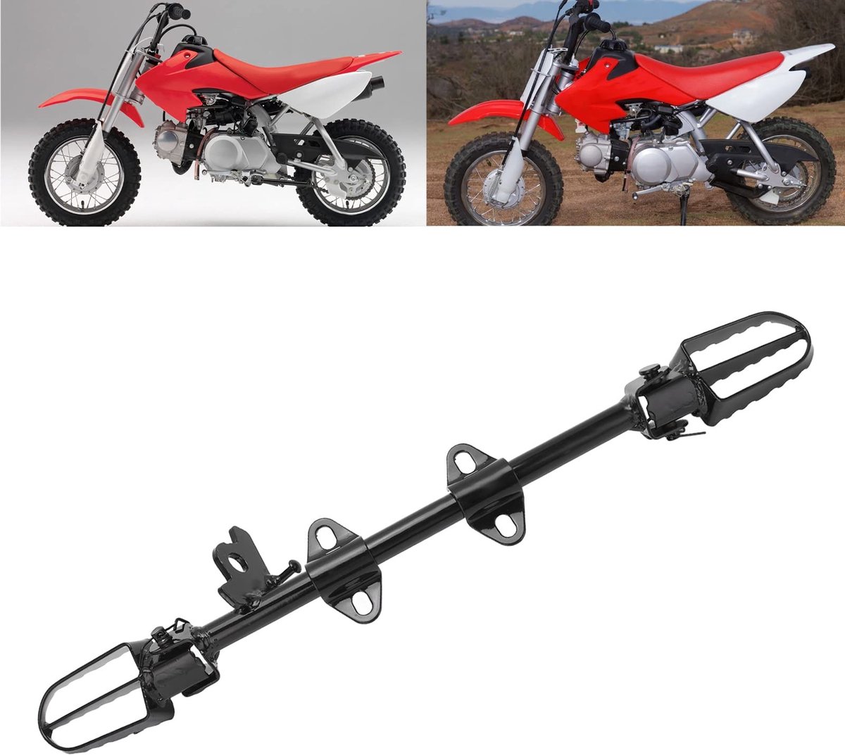 Dailygoods- Voetsteunstandaard Beugelmontage - Voetsteun - Standaard - Staallegering - Compatibel met CRF50 - ATV Dirt Bike