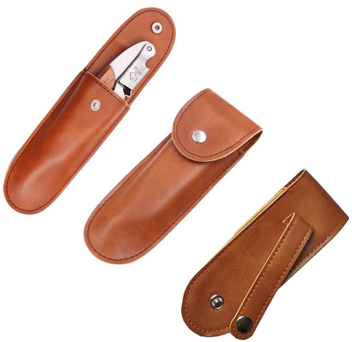 Dailygoody - Messentas heuptas - Lederen messentas voor 5 inch
