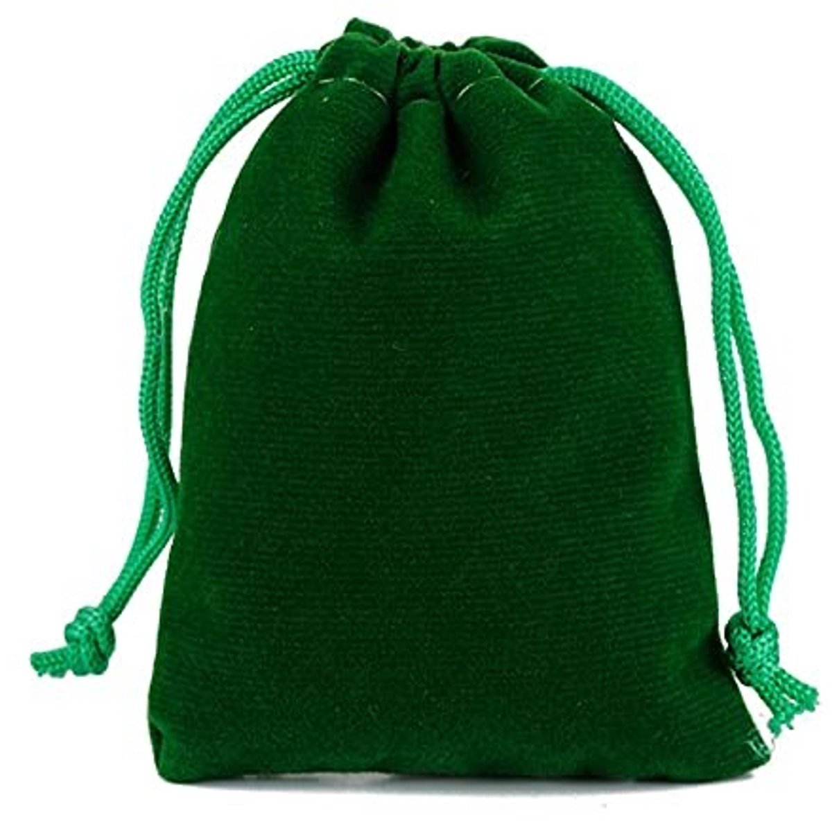 Dailygoods- Fluwelen Zakjes 20 x 30 cm - Cadeauzakjes - Sieradenzakjes - Trekkoord - Set van 10 - Diverse Kleuren