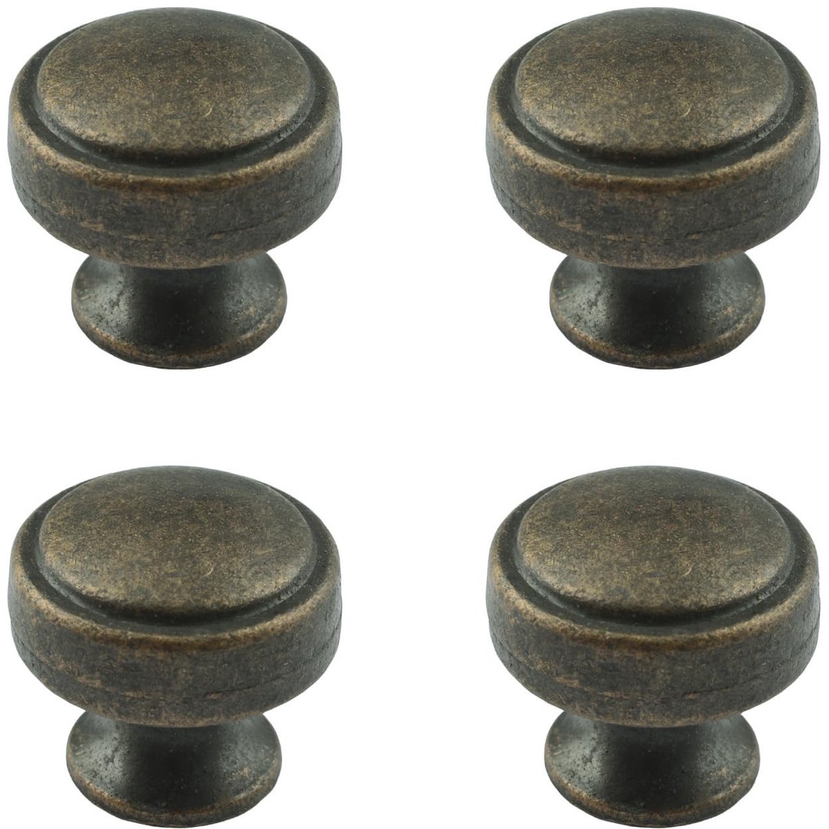 Dailygoods- Kastknoppen 4 Stuks - Zelfklevend - Zinklegering - Multifunctioneel - Ronde Vo