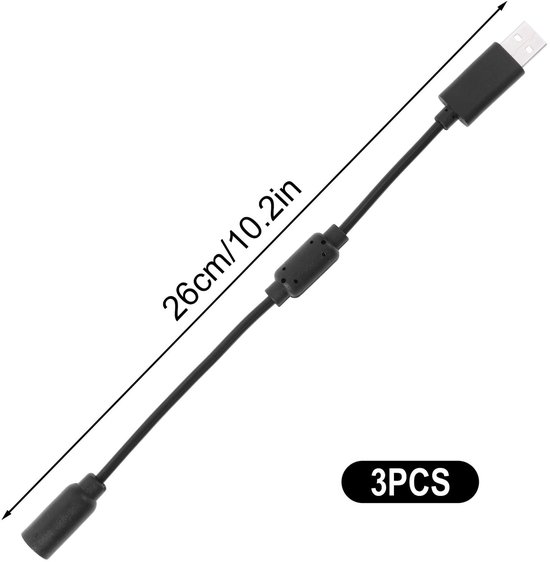 NTH products - 3 Stuks USB Breakaway Kabel voor Racing Wheels van nth-products — afbeelding 2