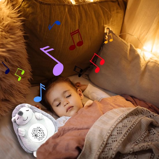 Knuffel met geluidsmachine - Pluche dier Slaapspeelgoed - Kind in slaap sussen - Sterrenhemel projector — afbeelding 5