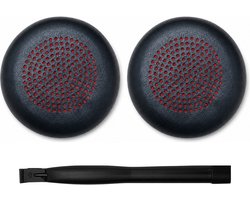Set Oorkussens voor Plantronics Headset - Voyager Focus UC B825 Oorkussen - Kunstleer met Traagschuim - Zwart