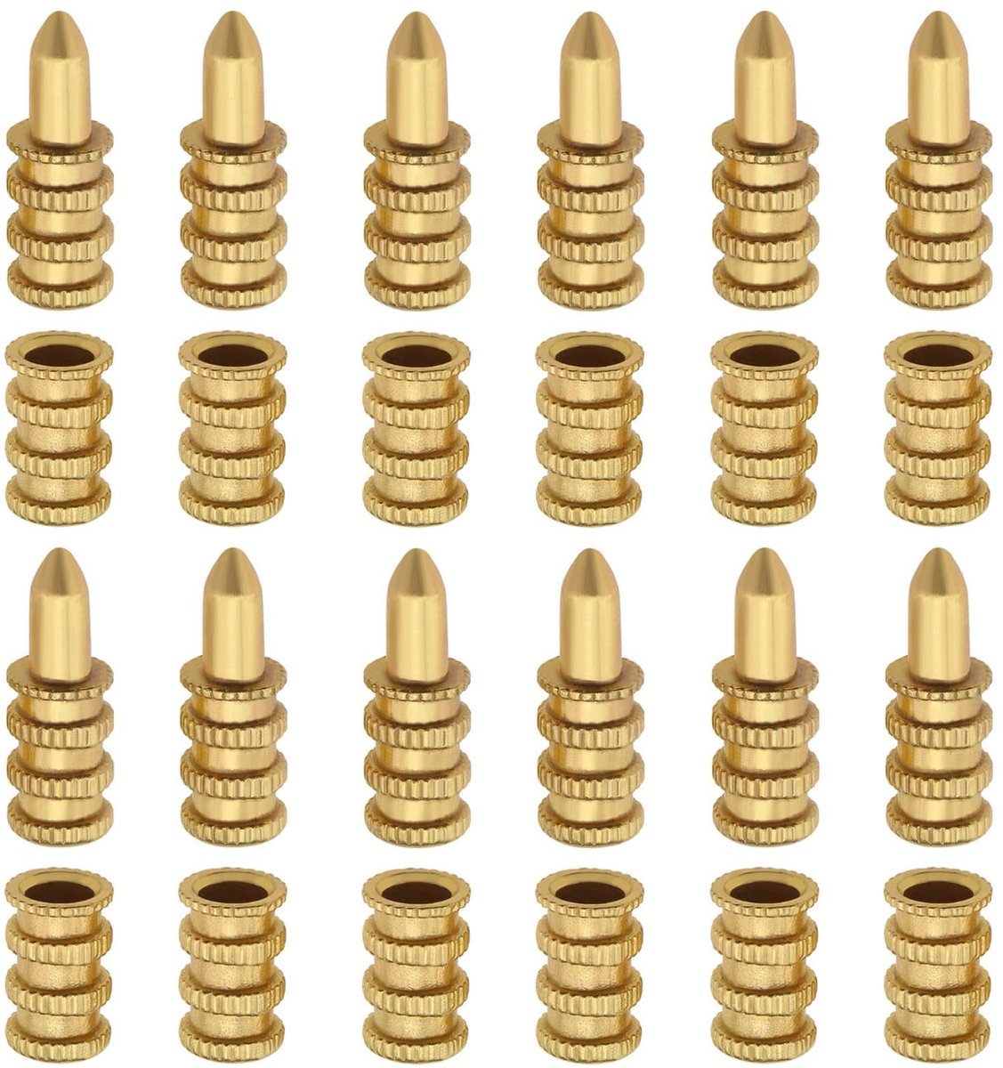 Dailygoods- Tafelconnectoren 20 stuks - Nauwkeurige Houtuitlijning - Houtbewerking - Meubelreparatie - Zinklegering - Verborgen Ontwerp 8×28 mm - Houtverbinding