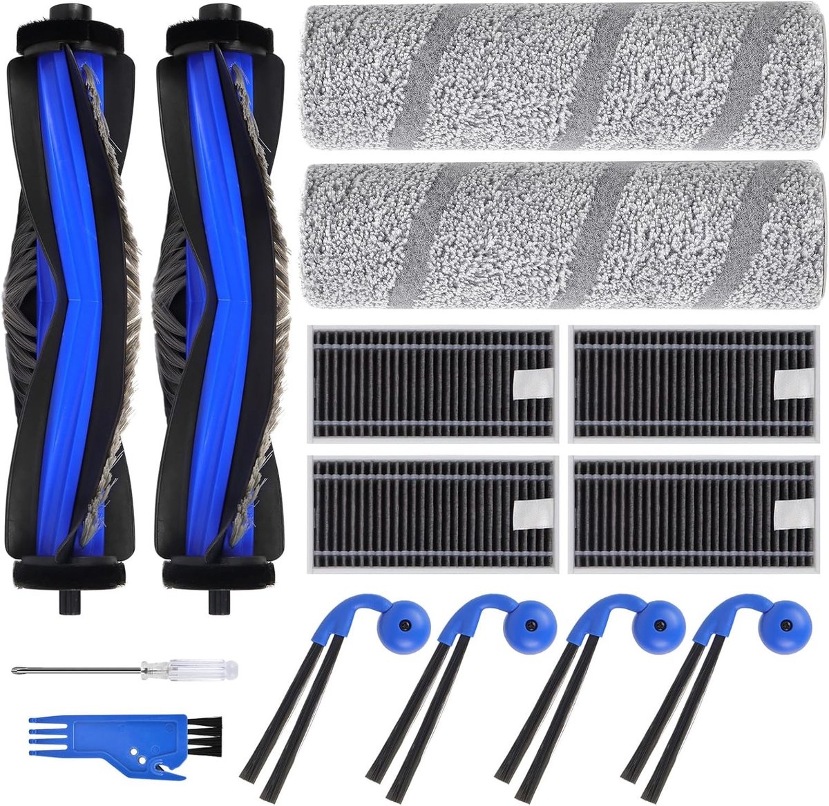 Vervangingsaccessoireset compatibel met Ecovacs Deebot X1 Pro/X11 OMNI Cyclone robotstofzuiger