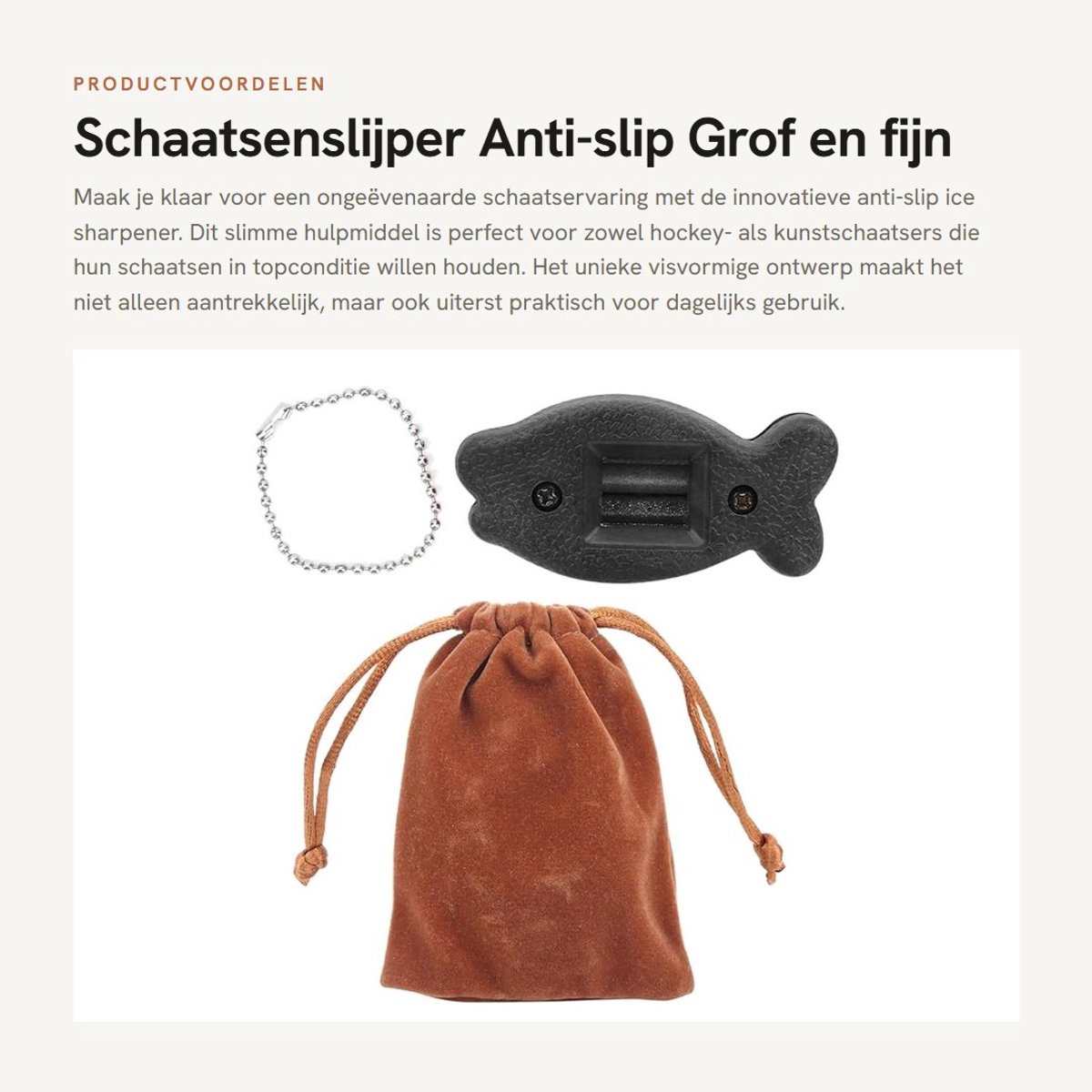 Dailygoods- Schaats Slijper Antislip - Schaatsen Slijper - Verstelbare Slijper - Coarse/Fine Slijper - Lichtgewicht Ontwerp - Duurzaam Materiaal