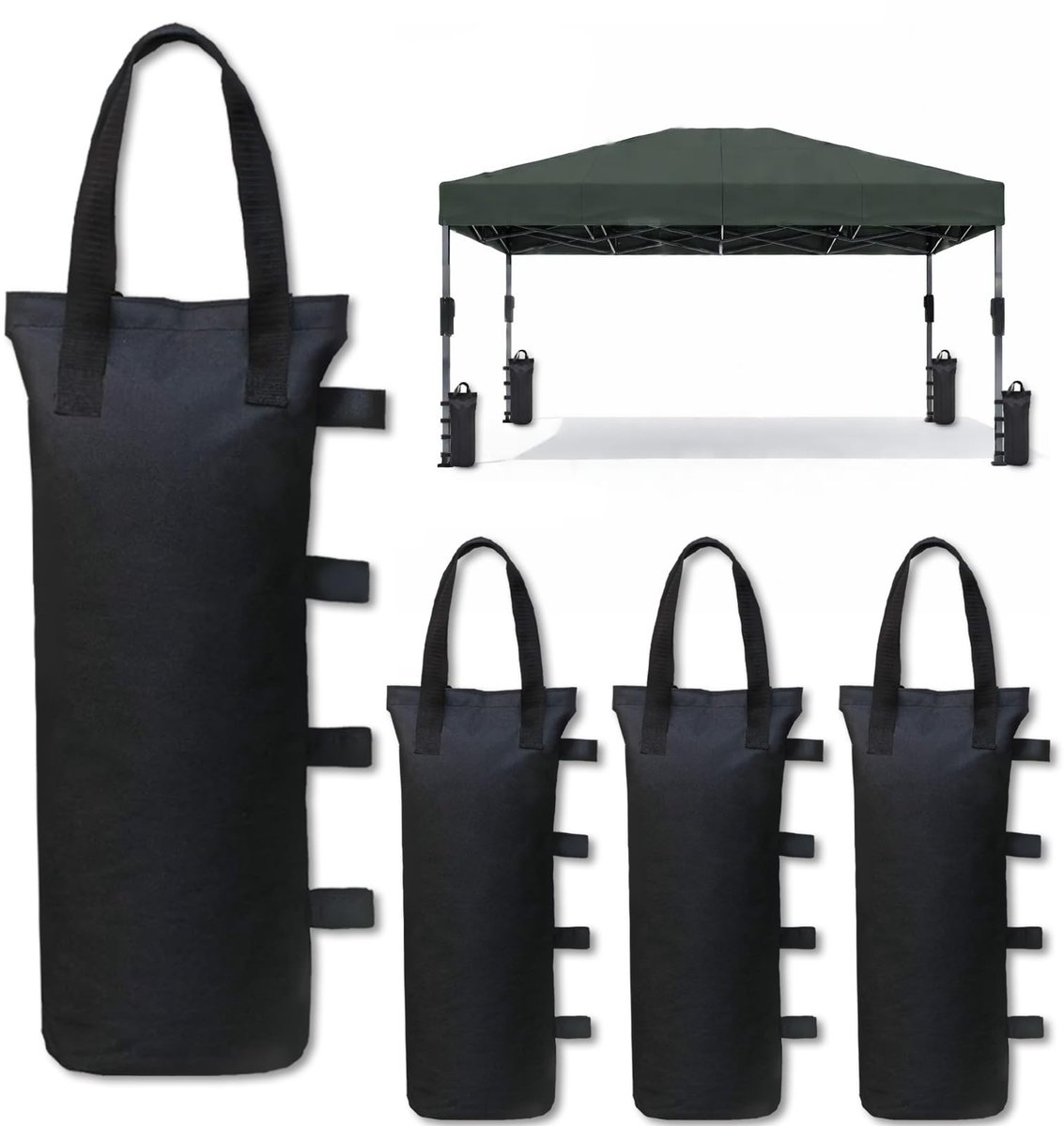 Dailygoods- Canopy Paviljoen met Gewichten - Zandzakken - Robuust - Duurzaam - Outdoor - Voor Camping/Tuin - Gewichtstas
