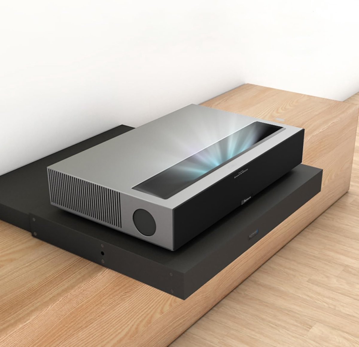 Gemotoriseerde Schuifplank - Projector Plank - Beeld Perfect Positioneren - Automatische Projectie Synchronisatie - 200-380 cm - Zwart