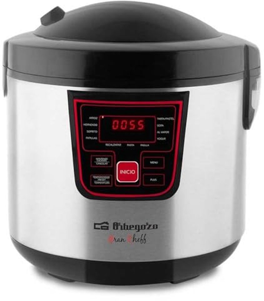 Keukenmachine - Multicooker Kookpan - Maaltijden Bereiden - 11 Kookprogramma's - 5 Liter Inhoud - Roestvrij Staal Grijs