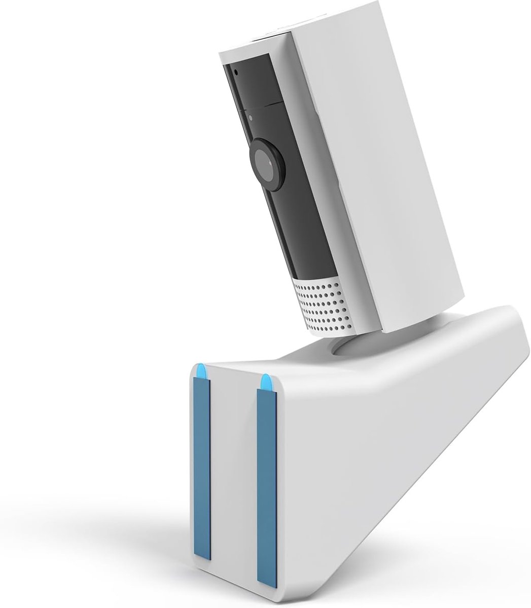 SnelShoppen - Camera Bevestigingsbeugel voor Binnen, Raamhouder voor Indoor Camera 2e Generatie, 20 Graden Neerwaarts, Plakhouder (Wit)