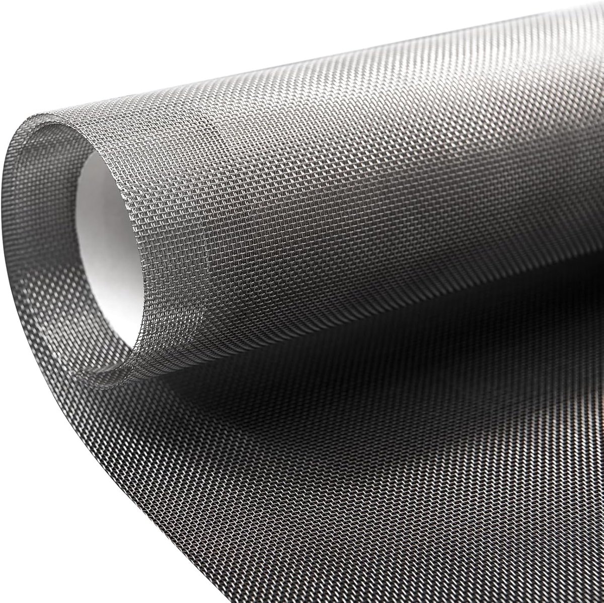 SnelShoppen - 304 RVS Metaal Gaas Rol 2m x 30cm | Ventilatiegaas voor Muizen, Ongedierte- en Insectenpreventie, Duurzaam en Roestvrij