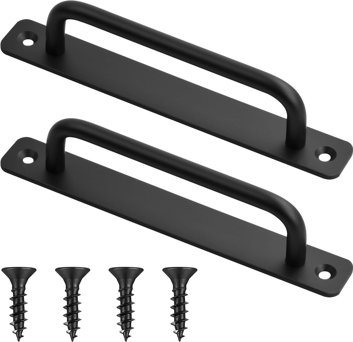SnelShoppen - 2 Stuks Zware Sliding Deurhandgrepen 180mm, Aluminium Handgrepen voor Schuifdeuren, Kastdeuren, Garage, Buitenmeubelen, Comfortabel en D