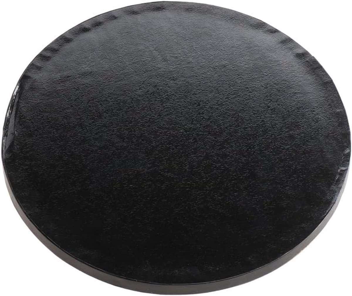 SnelShoppen - Decoratieve Ronde Zwarte Kartonnen Taartschotel - Diameter 30 cm - Elegante Cake Plate voor Feestjes, Verjaardagen, Keuken en Bakken