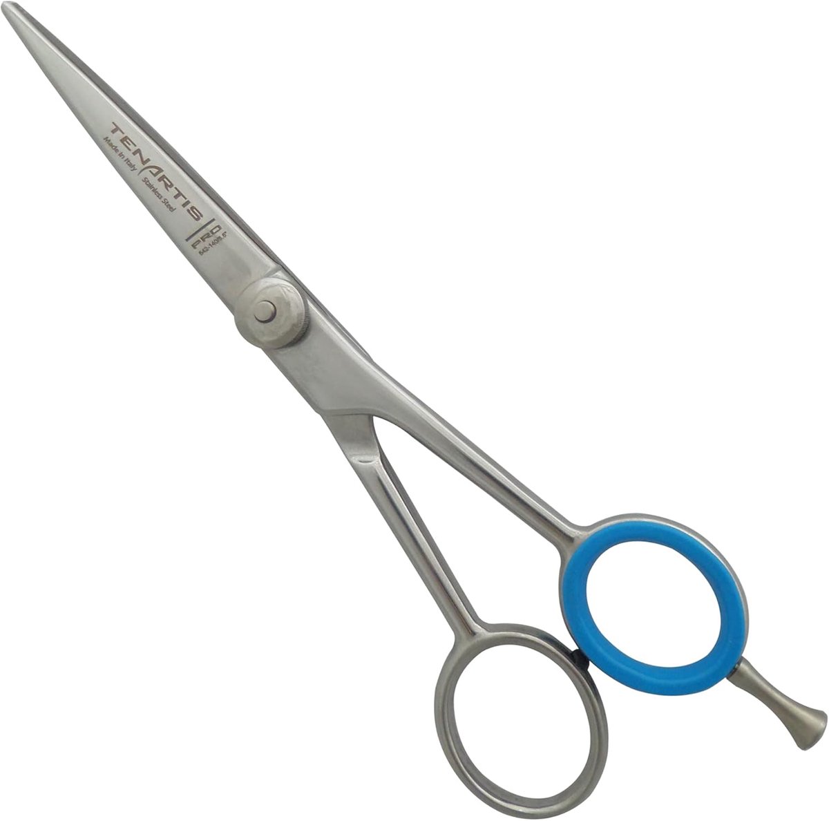 SnelShoppen - Professionele Kappersscharen RVS met Haak - 60 mm Scheerbladen - Perfect voor Kappers en Thuisgebruik - Gepolijst Staal - Made in Italy