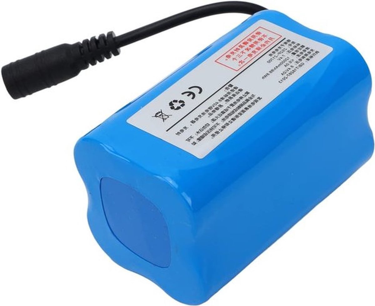 Oplaadbare lithiumbatterij ontsteker voor voerboot - Hoge Snelheid - 12000mAh 7.4V