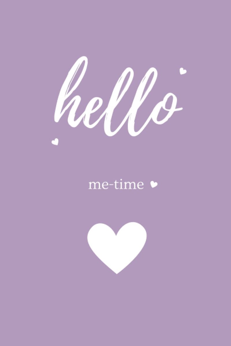 SnelShoppen - Notizbuch A5 Bullet Journal 'Hello me-time' - Softcover, 150 blanko pagina's, lila notitieboek voor creatief schrijven, journaling en or