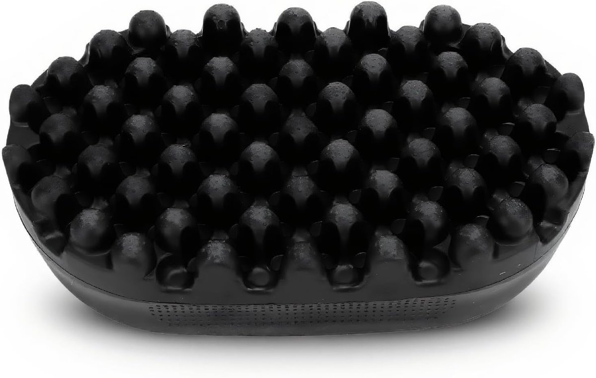 SnelShoppen - Curly Twisted Hair Brush, Twist Curling Comb, Dubbelzijdige Haar Wave Tool, Wasbare Rubber Styling Tool, Foam Wave Sponge met Grote en K