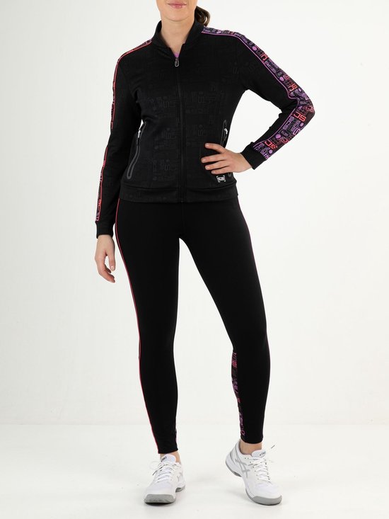 Sjeng Sports YVA Sportlegging Vrouwen - Padel Legging Vrouwen - Zwart - Maat: XS - 68% polyamide, 32% elastaan van Merkloos — afbeelding 3