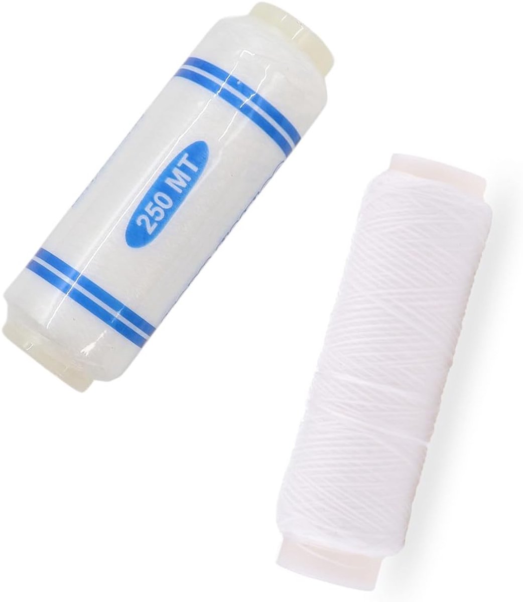 SnelShoppen - 2x Vislijn, Rubber Band Lijn, Nylon Elastische Onzichtbare Magische Visslijn 0.2mm, Ideaal voor Sportvissen en Bait, Transparant, 2 Stuk