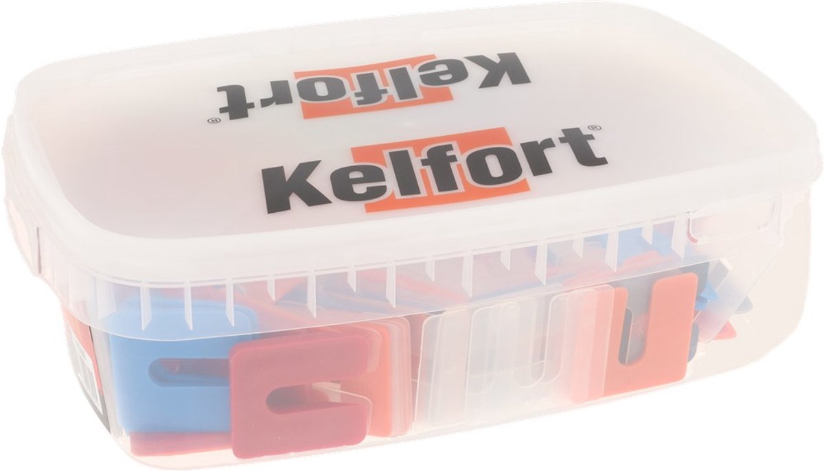 Kelfort ASSORTIMENTSDOOS UITVULPLAATJES DIVERSE DIKTES - 200 STUKS TOTAAL