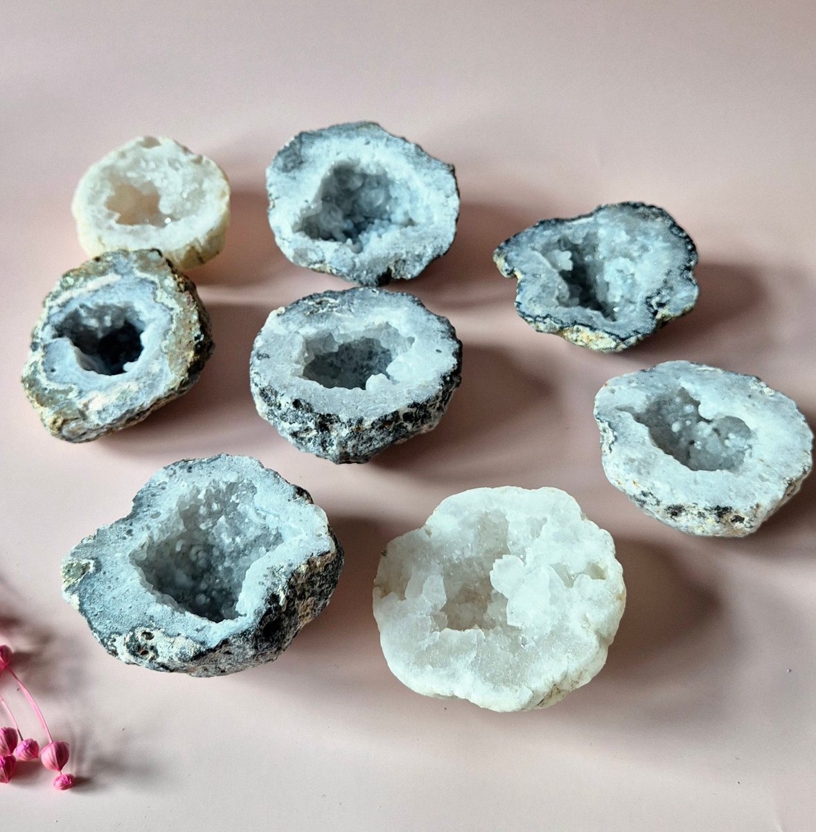 Mexican Agate Druzy Geode 1 piece