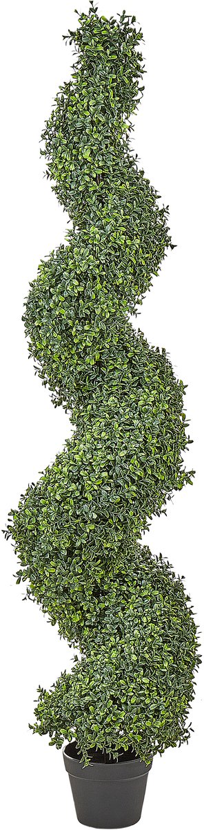 Beliani SPIRAL TREE - Kunstplant - Groen - 158 cm - Synthetisch