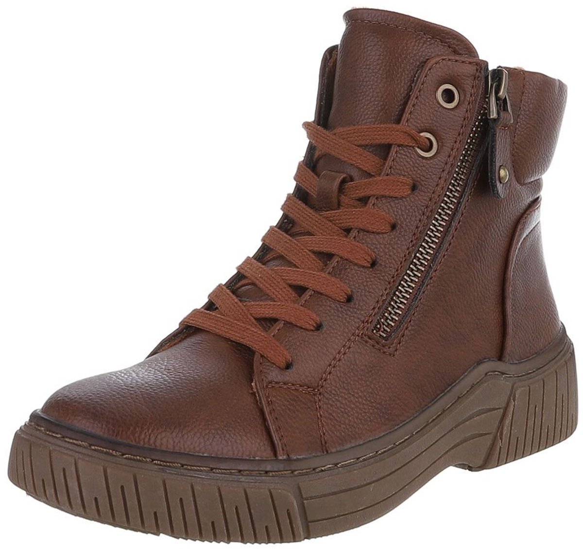 Veterboot met ritssluiting - dames dagelijks gebruik Mt:38