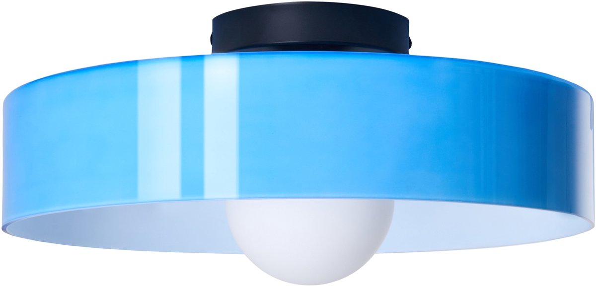 LUGUSE - Plafondlamp - Blauw - Glas