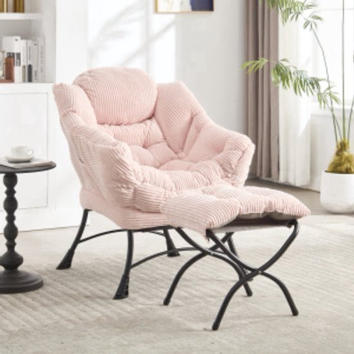 Lounge stoel – Fauteuil – Loungestoel – Relaxstoel – Zithoek stoel – Met armleuningen – Zi