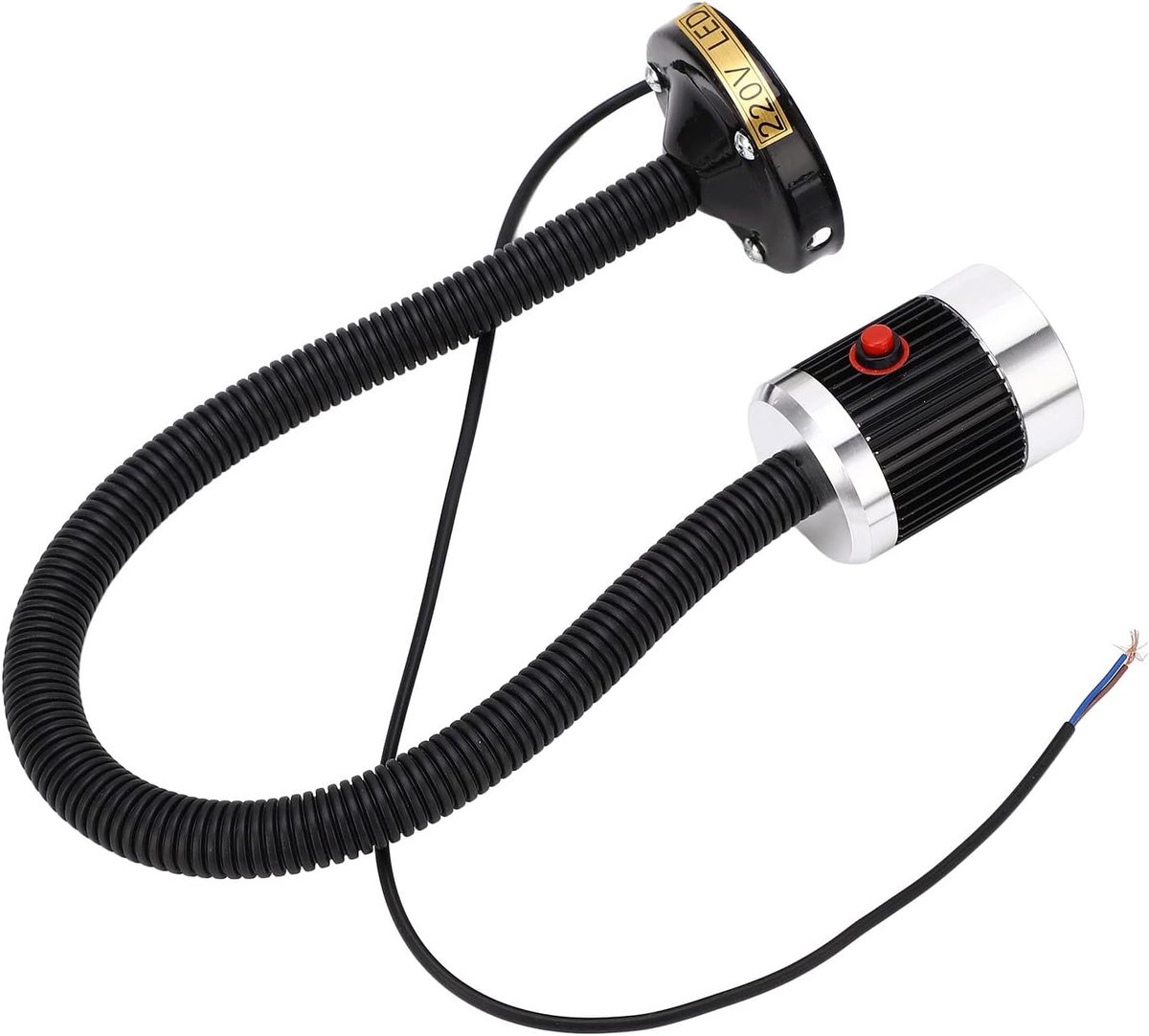 SnelShoppen - LED Werklicht met Flexibele Gooseneck, Magnetische Basis, 5W Machine Lamp voor Werkbank, Draaibank, Naai Machine, Grill, Shop, Multifunc