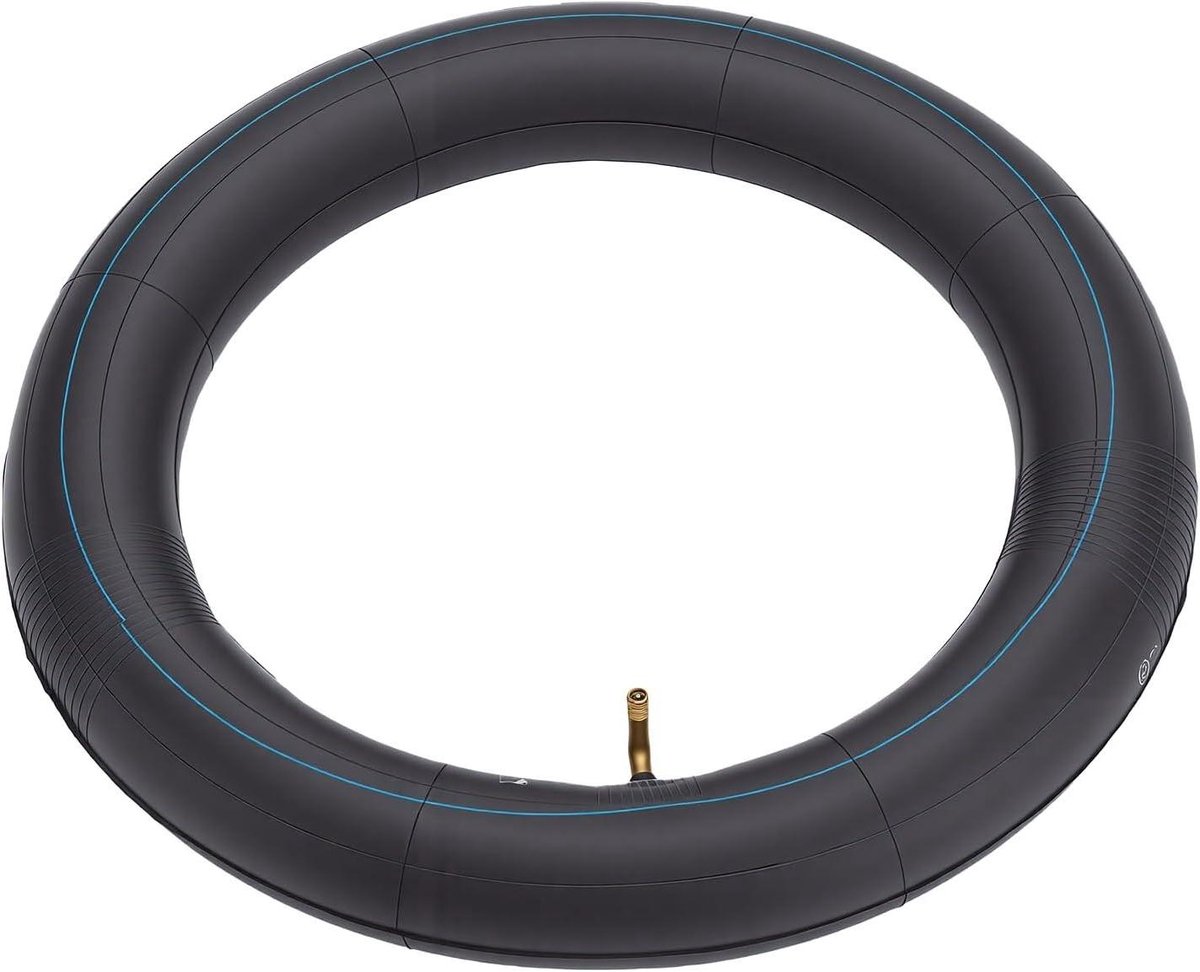 Binnenband - Reserveband - Scooter Onderhoud - Gebogen metalen klep - 12 inch - Zwart