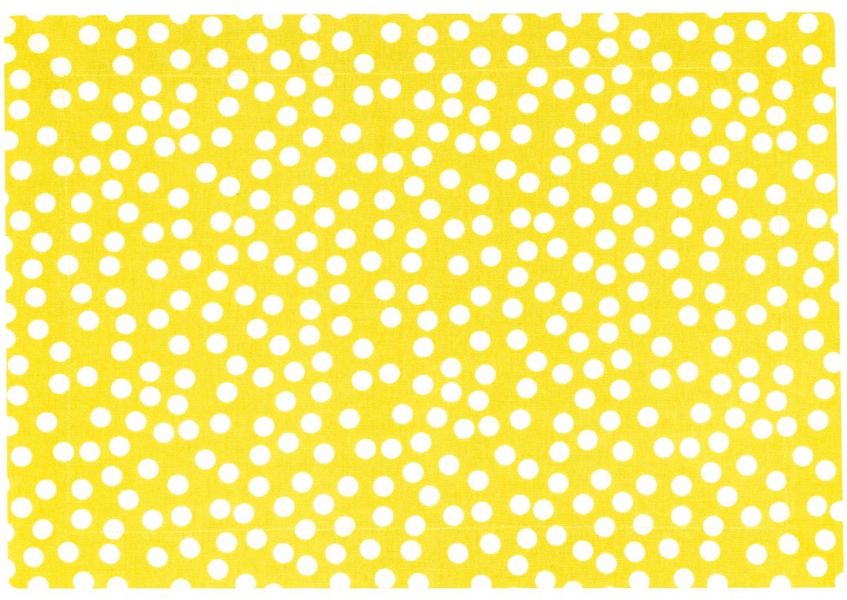 Allover Dots Placemat geel 35x50cm