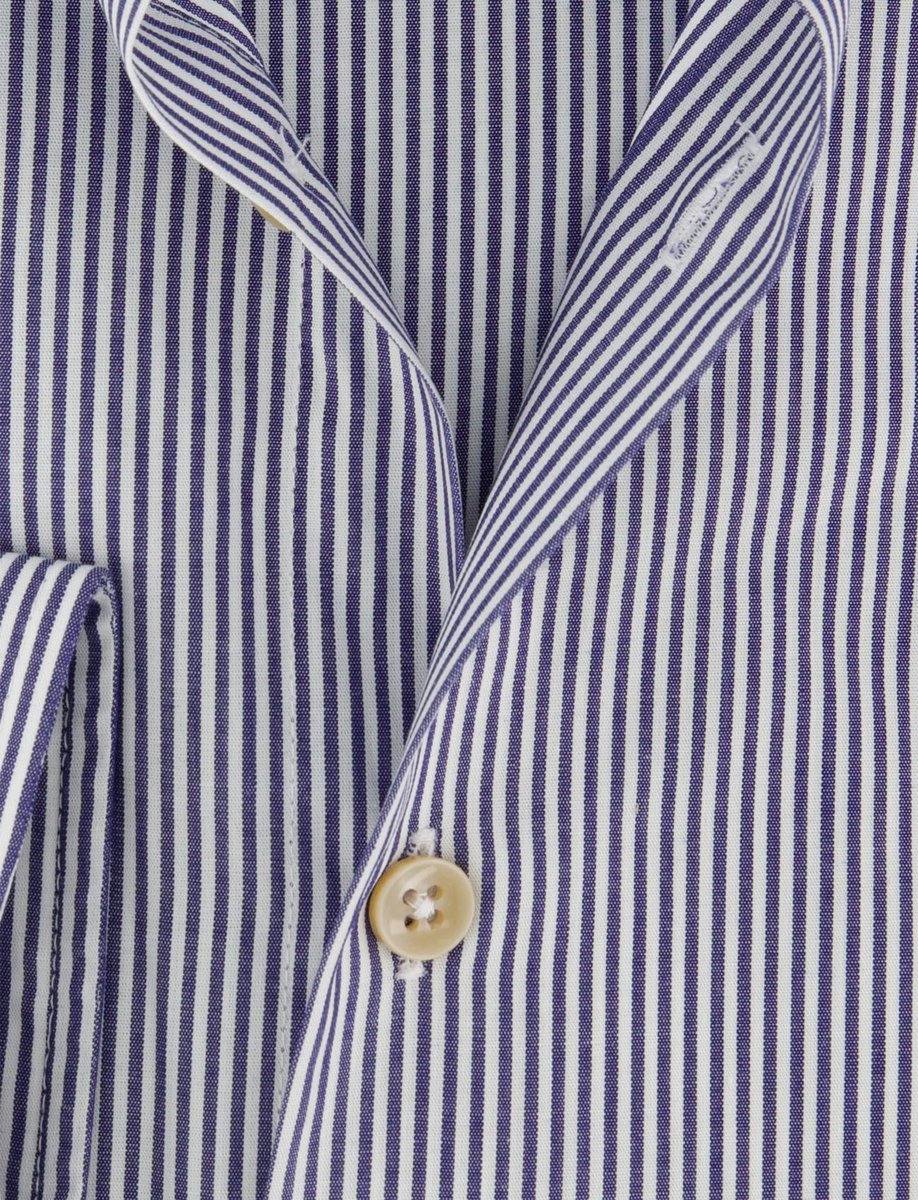 Ledub casual overhemd donkerblauw