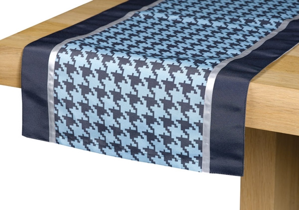 Grace Tafelloper blauw 42x142cm