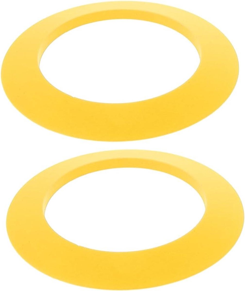 Golf Oefenbeker - Putting Cup - Golfvaardigheden Verbeteren - Dynamische Training - 16x16x0.8cm - Geel