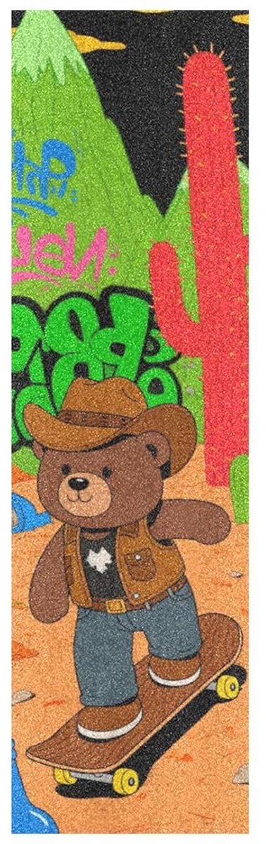 Skateboard Griptape Scooter Grip Skate Tricks Sterke Antislip 33 x 9 Inch Doodle Graffiti